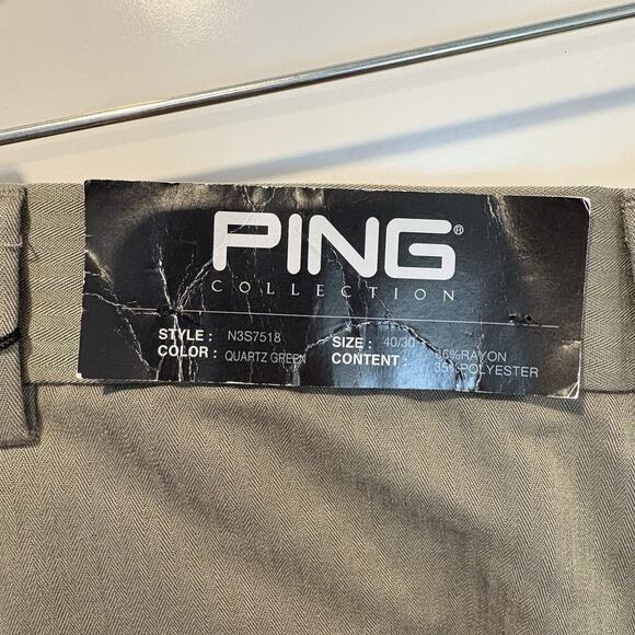 NWT Ping Collection Mens Golf Pants Trousers‎ Pleated Front 40/30 (1945) - Picture 3 of 7